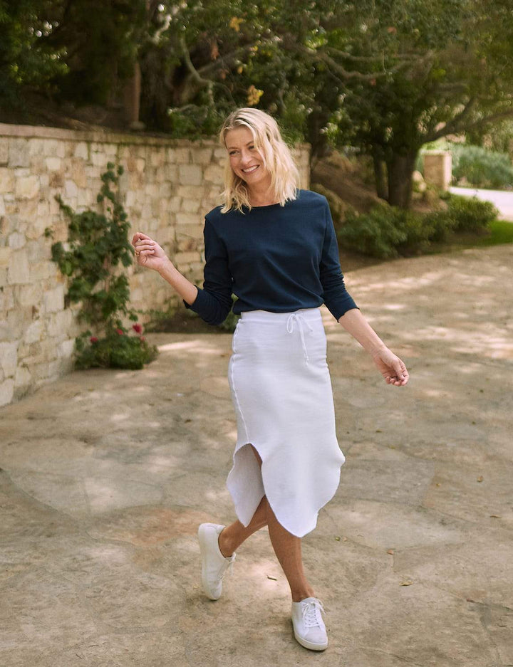 Frank & Eileen - Unforgettable Skirt in White