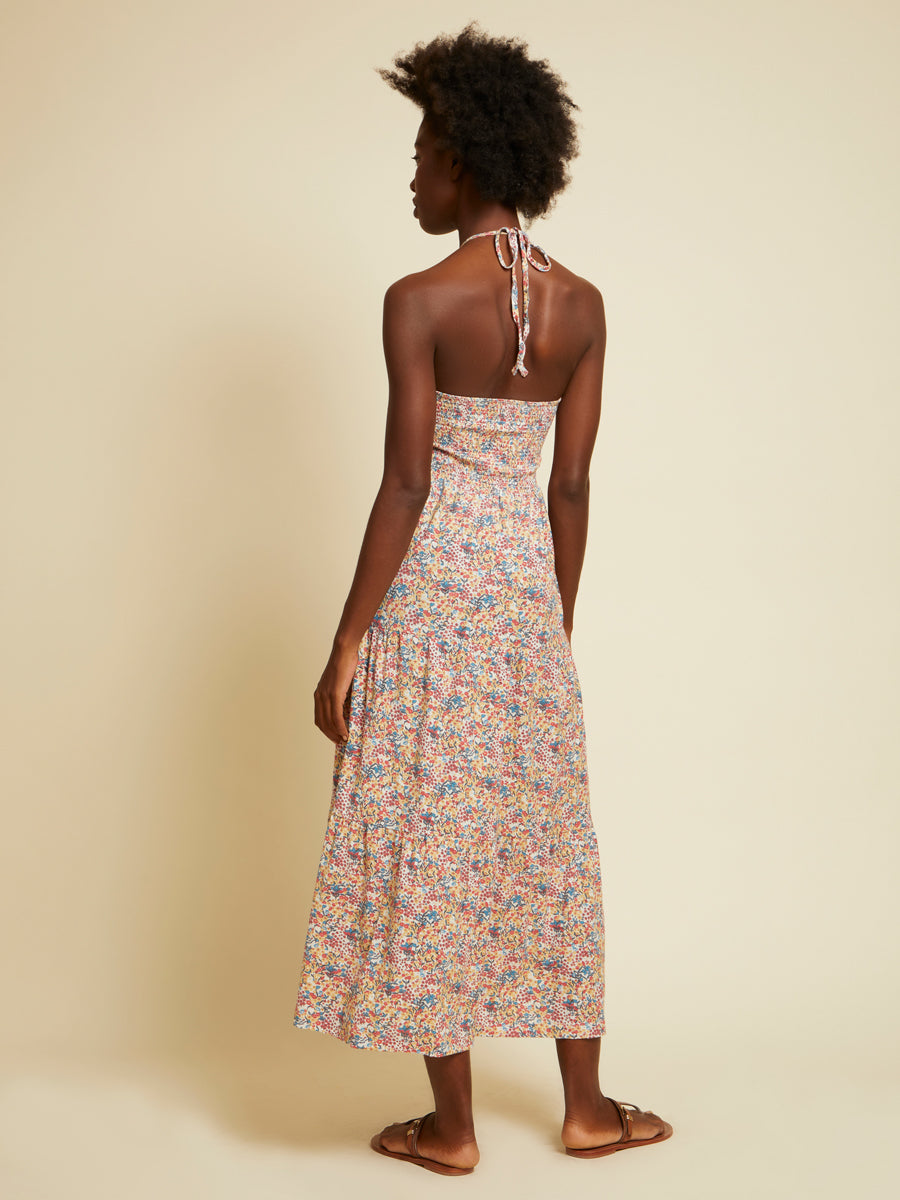 Nation LTD - Kira 70s Maxi Dress in Flower Power Blond Genius Nation LTD - Kira 70s Maxi Dress in Flower Power Blond Genius