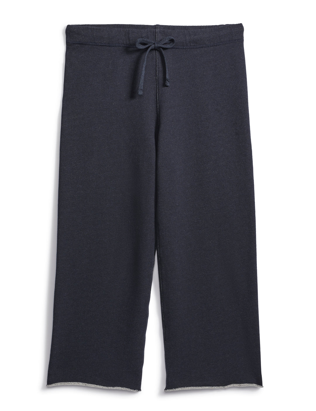 Frank & Eileen - Cropped Wide Leg Sweatpant in Navy Melange Pants