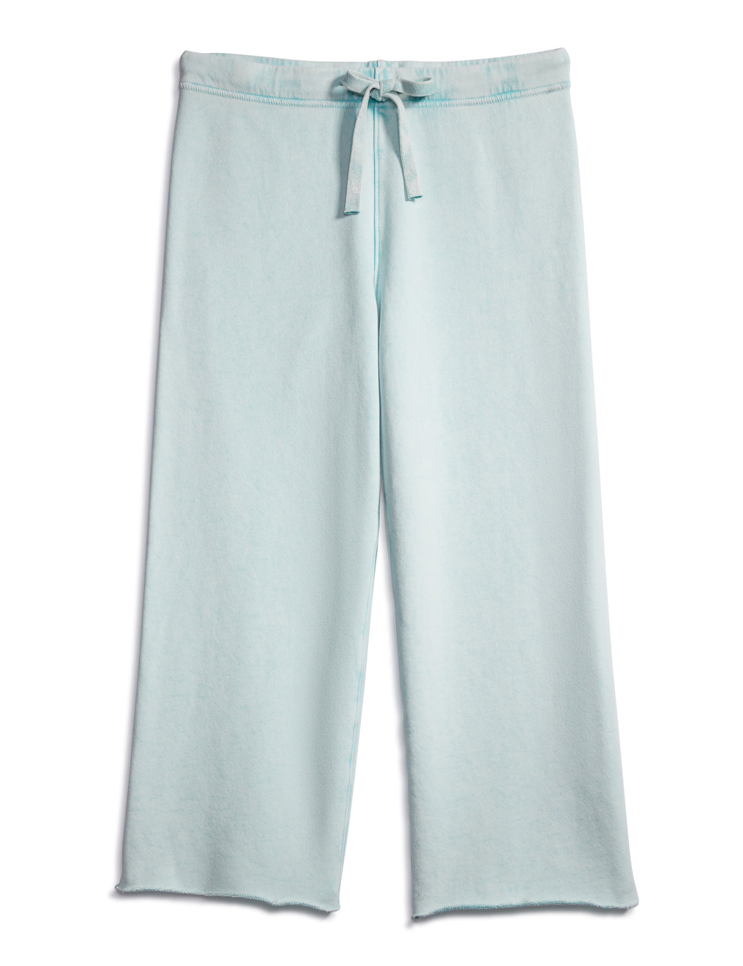 Frank & Eileen - Cropped Wide Leg Sweatpant in Sea Foam Stain