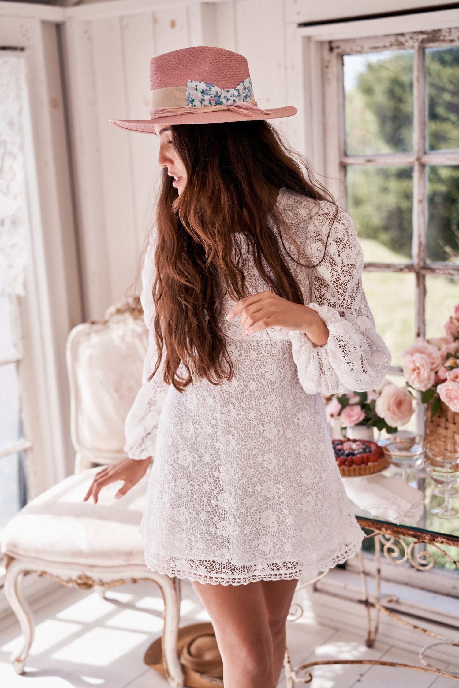 Love Shack Fancy - Leira Dress in True White – Blond Genius