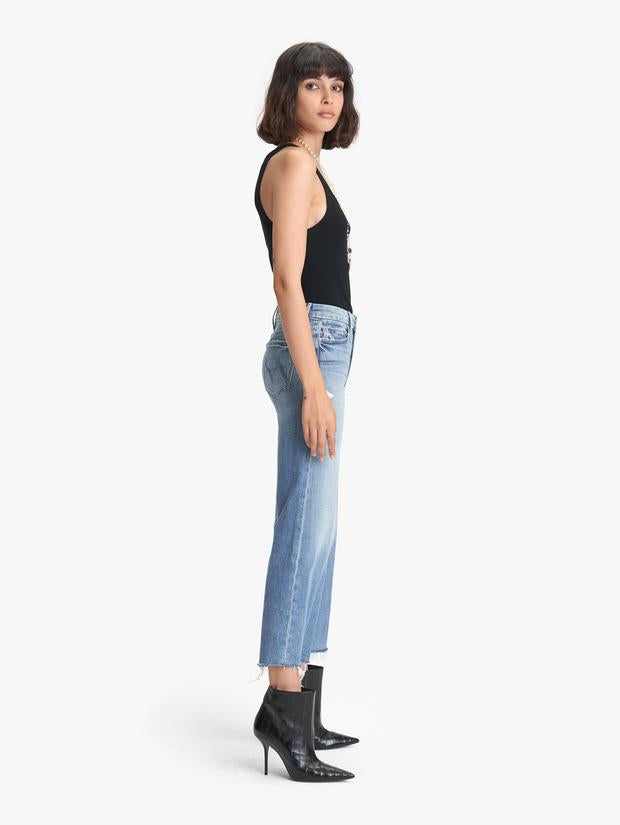 Mother Denim - The Pixie Roller Ankle Fray in Let's Kick it