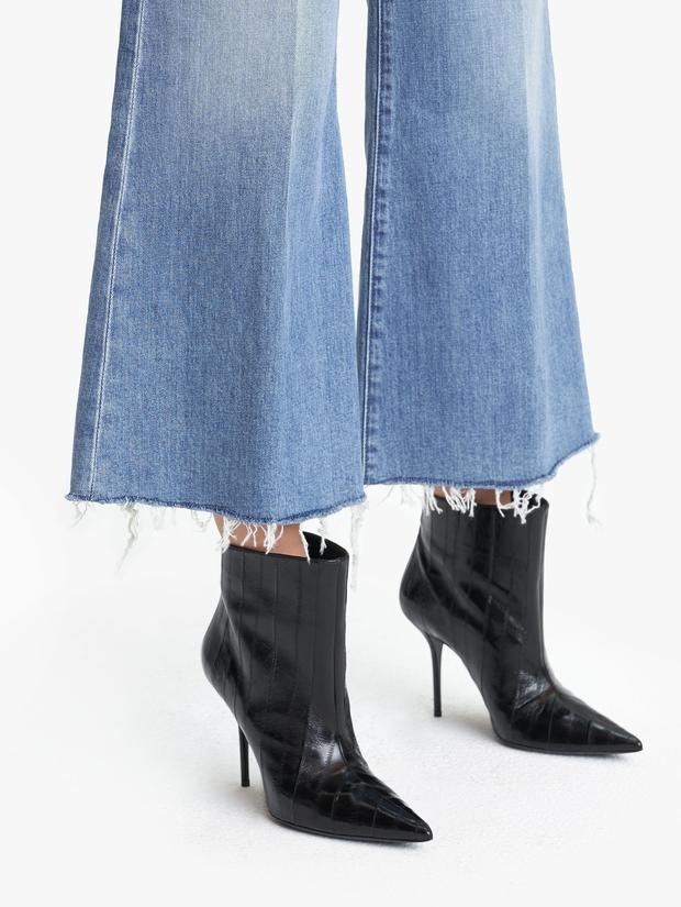 Mother Denim - The Pixie Roller Ankle Fray in Let's Kick it