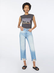 Frame Denim - Le Hollywood Crop Jeans Released Hem in Fullerton
