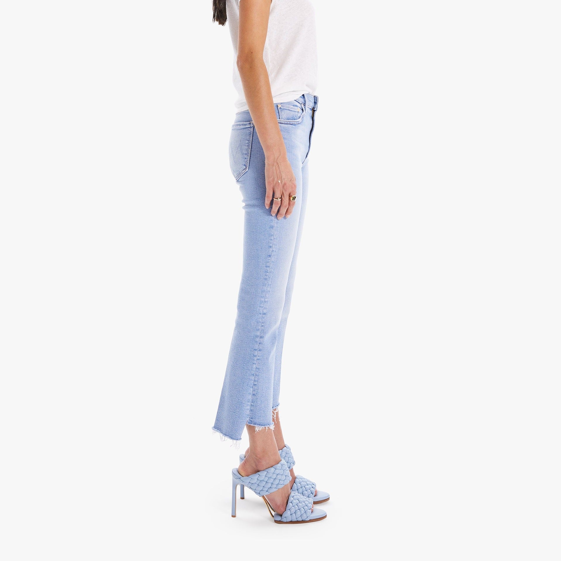 Mother - The Insider Crop Step Fray in Limited Edition