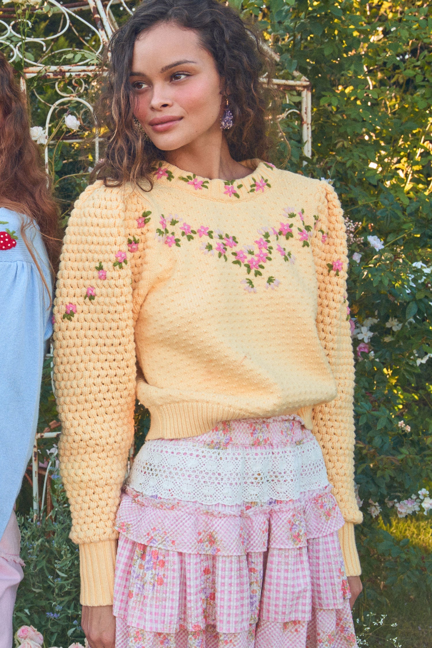 Love Shack Fancy - Kenzly Pullover in Mellow Yellow – Blond Genius