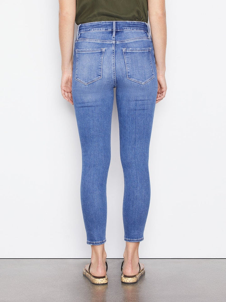 Frame - Le One Skinny Crop in Sapphire