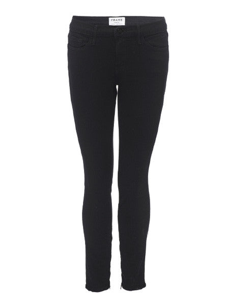 Frame FRA - Le Skinny De Jeanne High Zip LSJHZ403 Film Noir at Blond Genius
