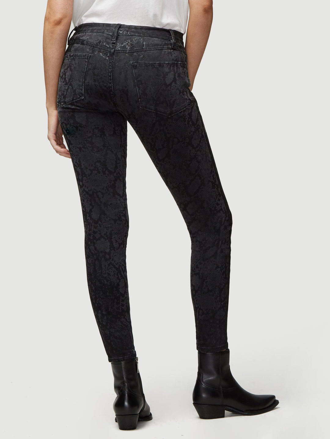 FRAME - Le Skinny Jeans De Jeanne Tonal Python