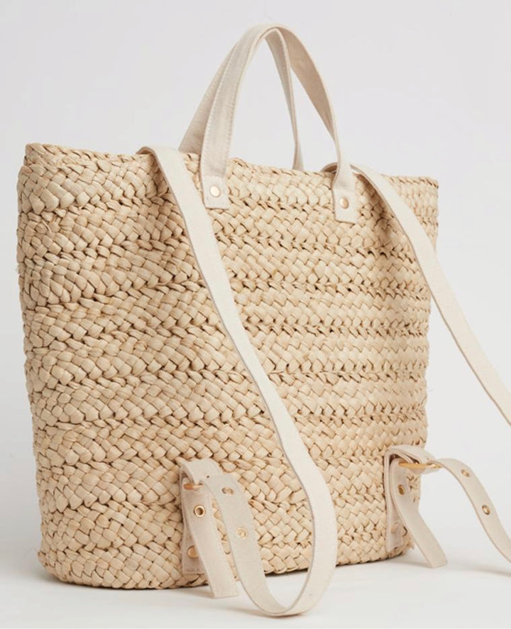 L Space - Summer Days Back Pack in Natural
