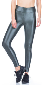 Koral Koral - Lustrous High Rise Legging Gunmetal at Blond Genius - 1