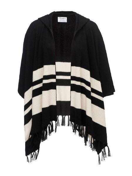 Frame Le Hooded Poncho at Blond Genius