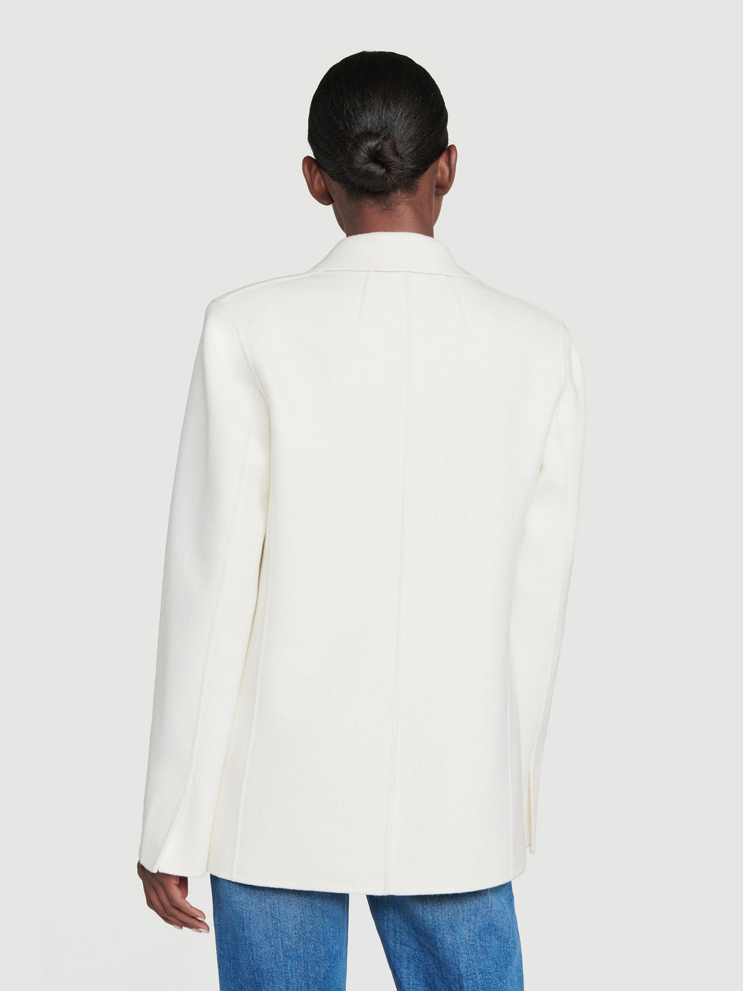 Frame - Boyfriend Blazer in Off White