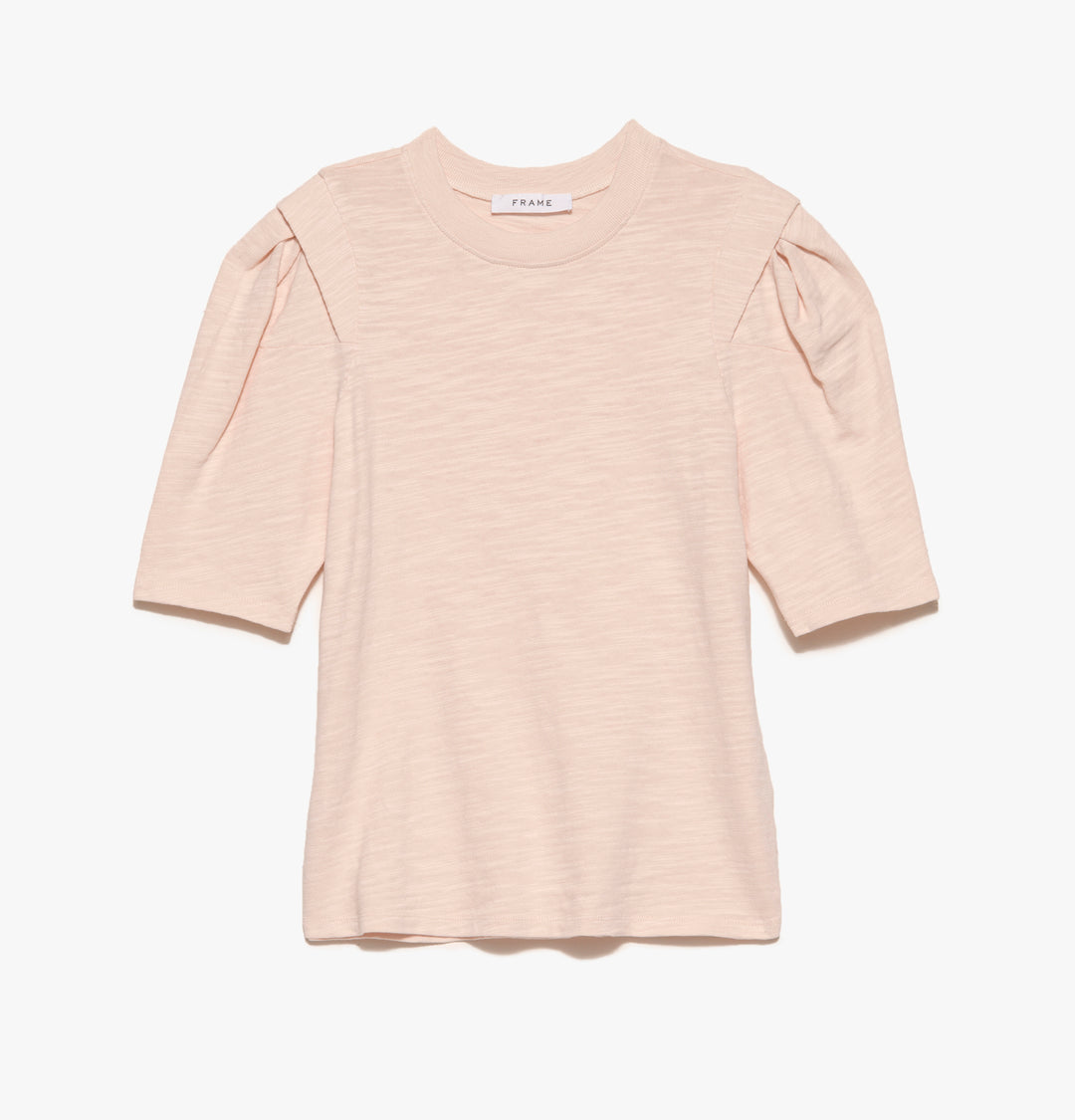 Frame - Pleated Panel Tee in Nude Pink