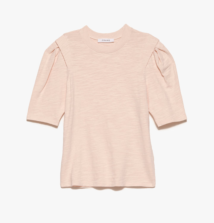 Frame - Pleated Panel Tee in Nude Pink