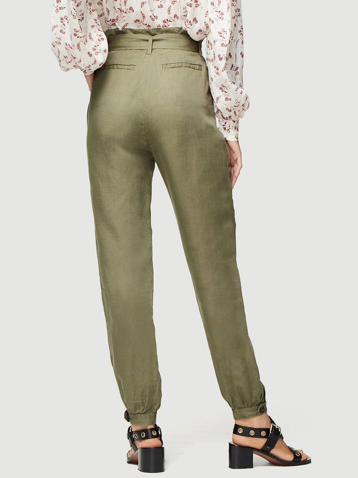 Frame - Paperbag Trouser Pant Army Green