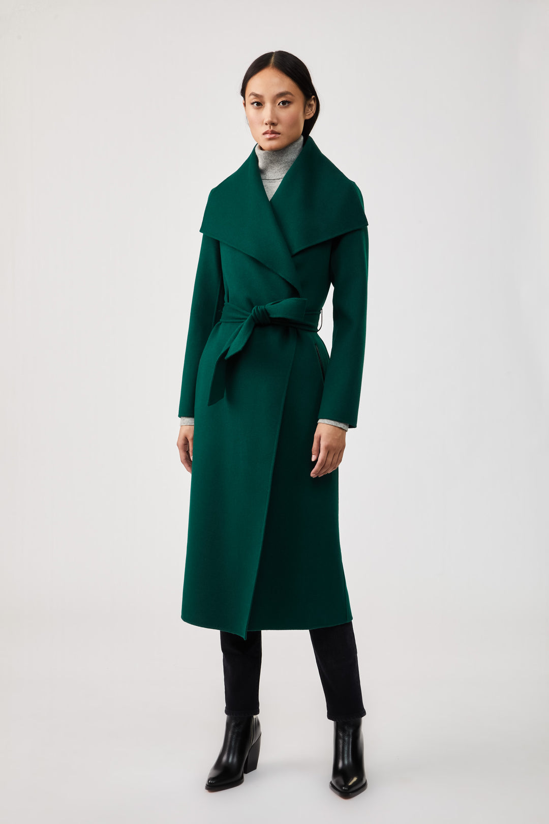 MACKAGE Mai Wool Coat in Green – Blond Genius1