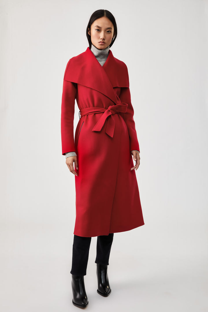 MACKAGE - Mai Wool Coat in Red