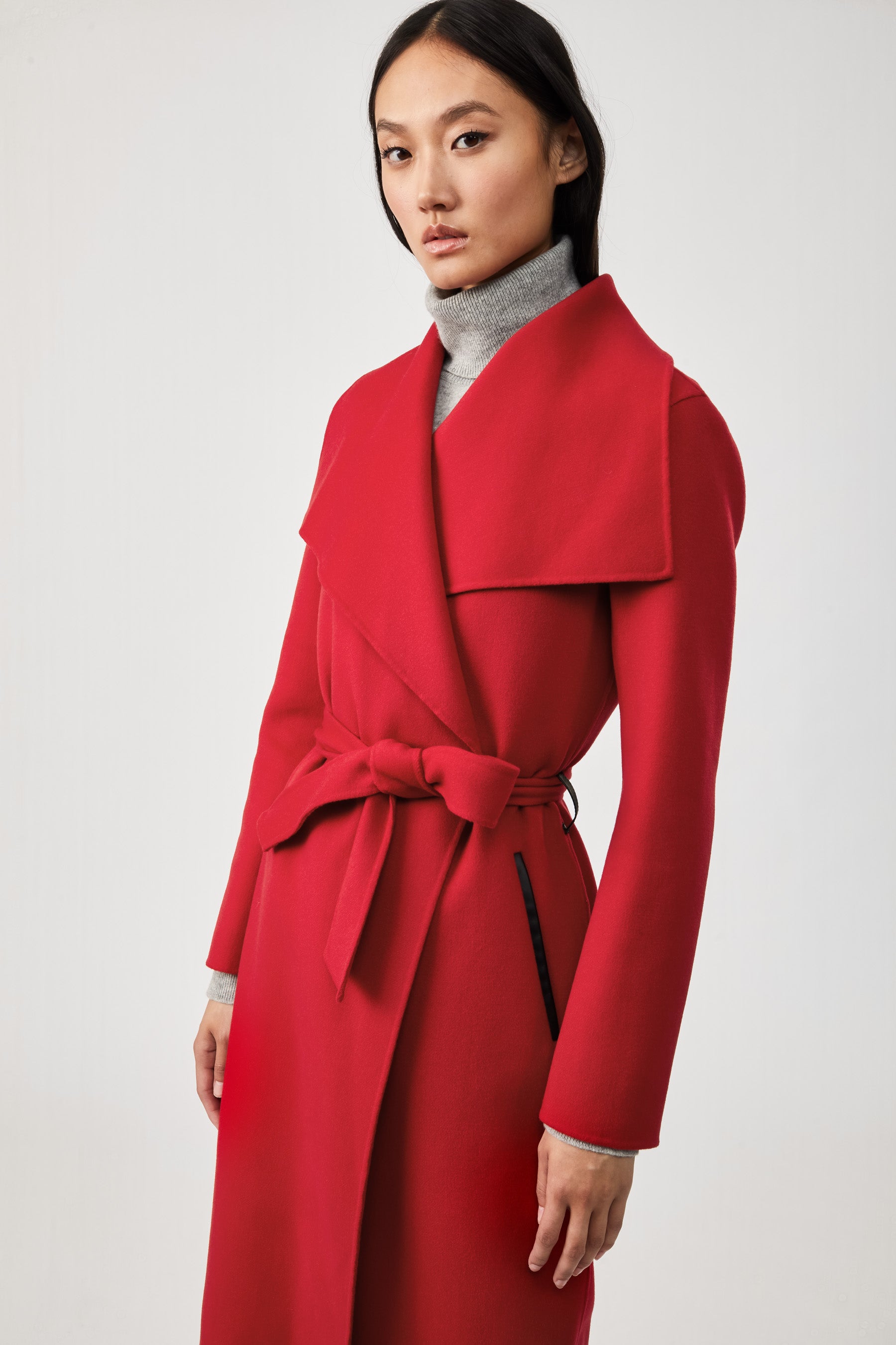 MACKAGE Mai Wool Coat in Red