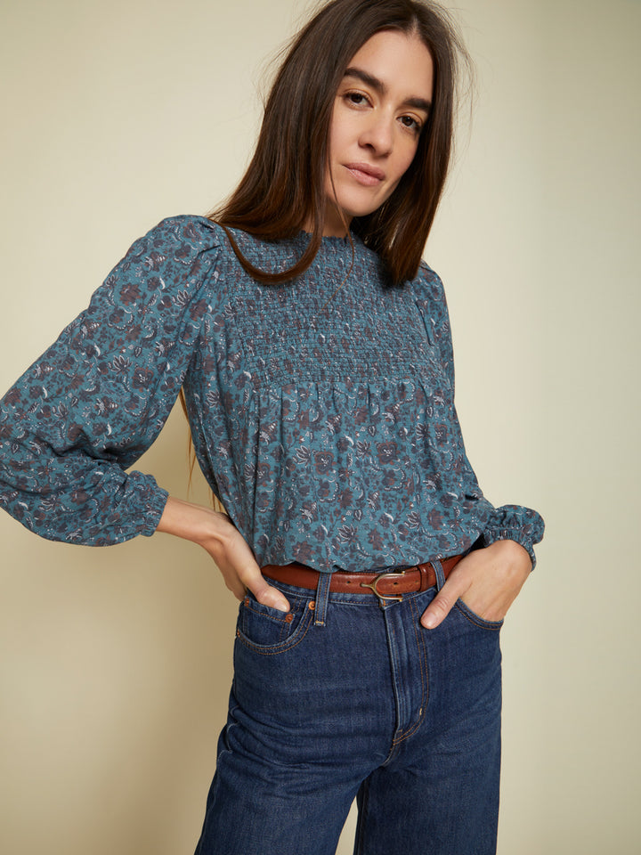 Nation LTD - Marion Babydoll Tee in Wild Heart