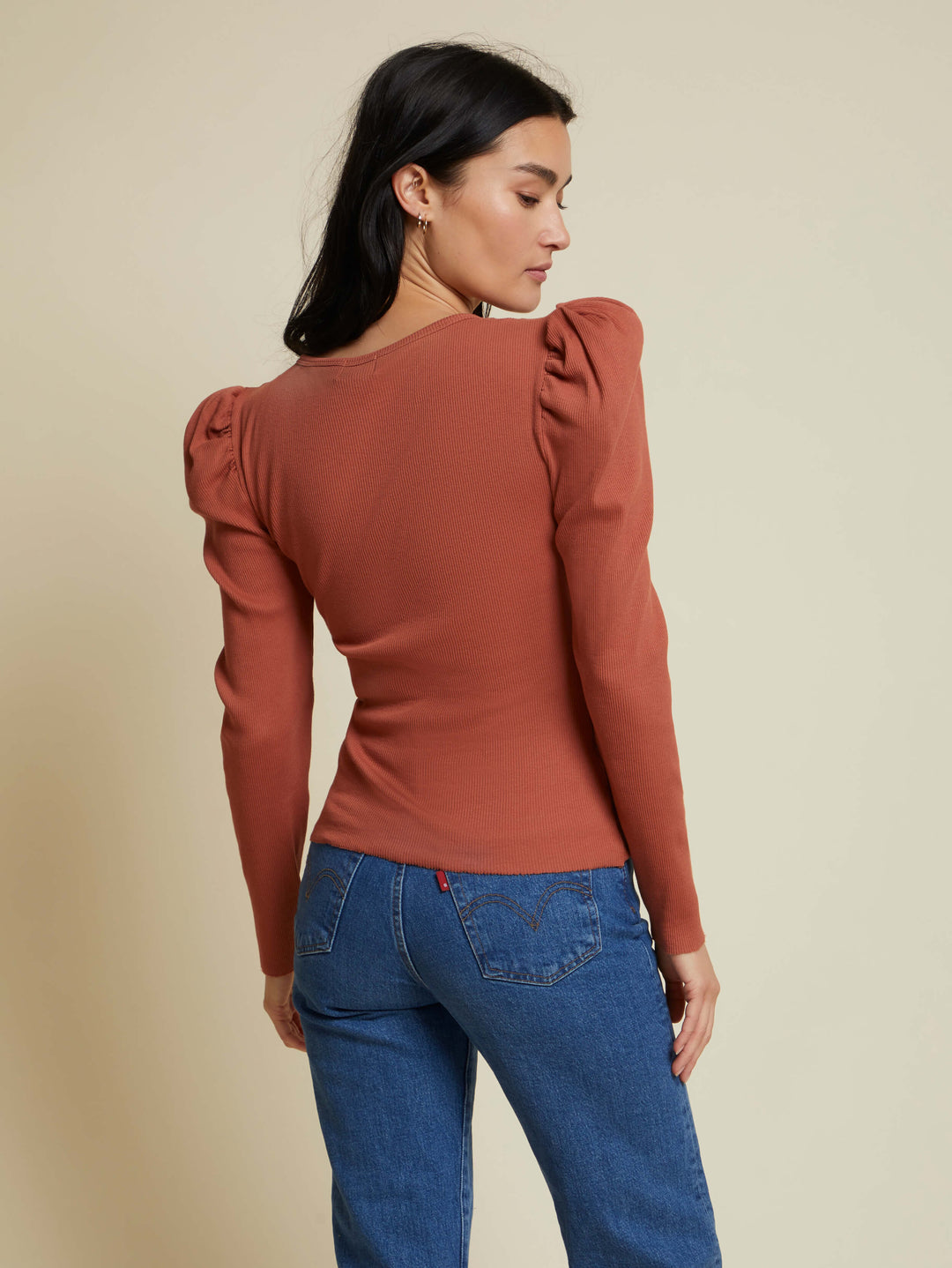 Nation LTD - Michelle Long Sleeve in Red Clay