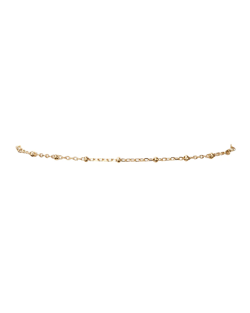 Luv AJ - Mondays at Teddy's Anklet in Gold Jewelry