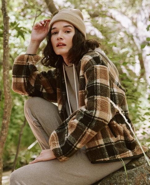The Great - The Sherpa Bomber in Woodsmoke Plaid