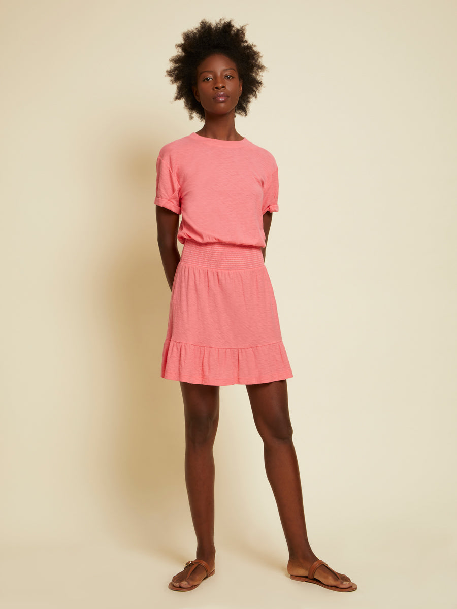 Nation LTD - Moxie Easy T-Shirt Dress in Strawberry Shake