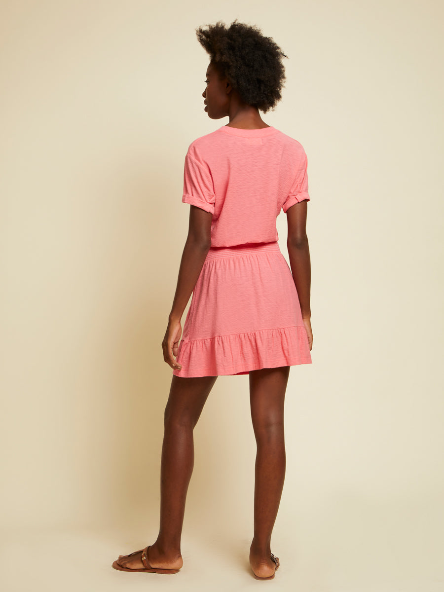 Nation LTD - Moxie Easy T-Shirt Dress in Strawberry Shake