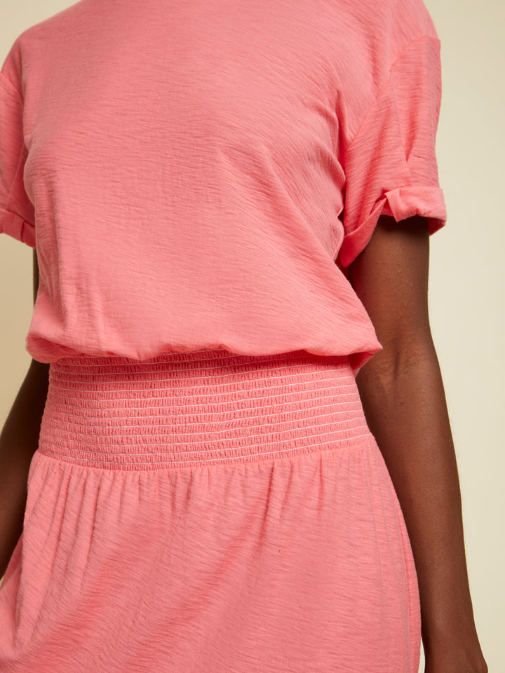 Nation LTD - Moxie Easy T-Shirt Dress in Strawberry Shake