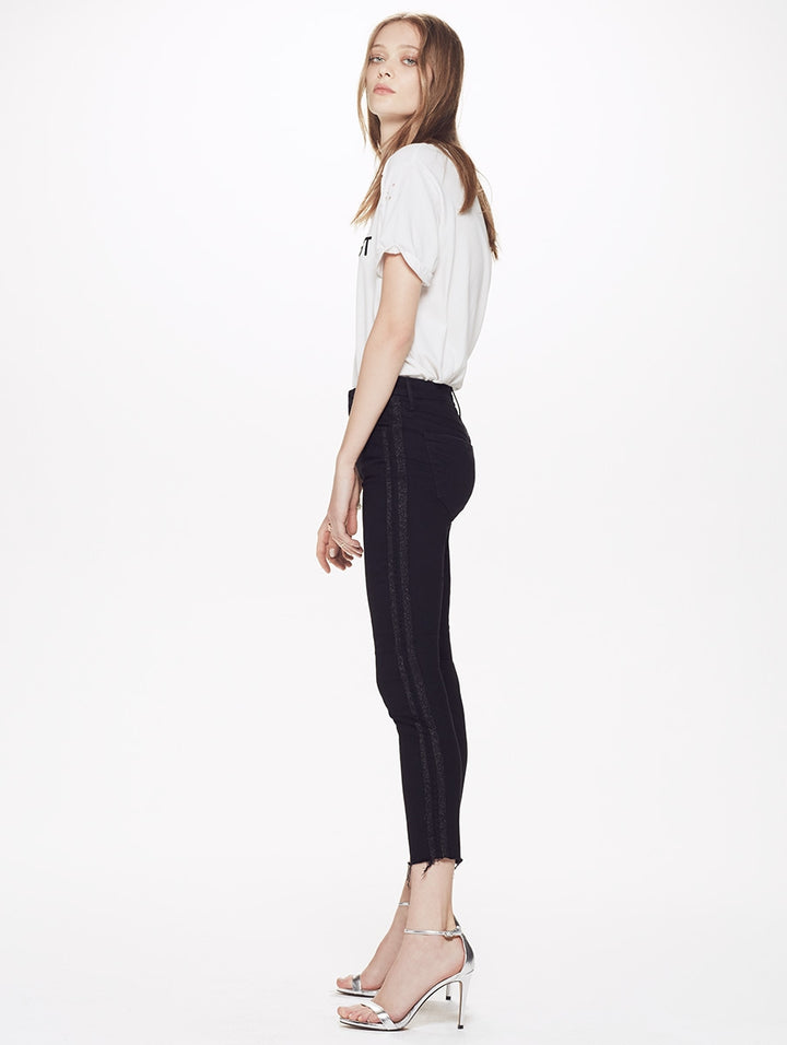 Mother - High Waisted Looker Ankle Fray - Guilty Party Racer