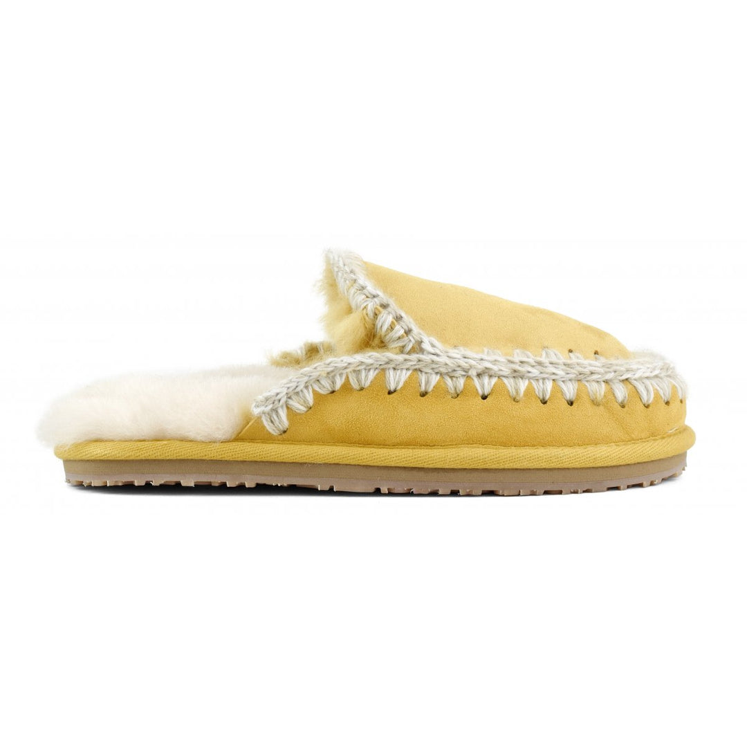 MOU - Suede Slipper Full Eskimo Stitch in Pineapple