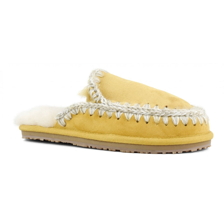 MOU - Suede Slipper Full Eskimo Stitch in Pineapple