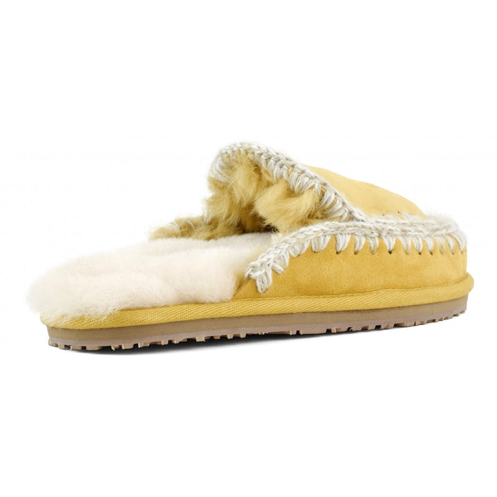 MOU - Suede Slipper Full Eskimo Stitch in Pineapple