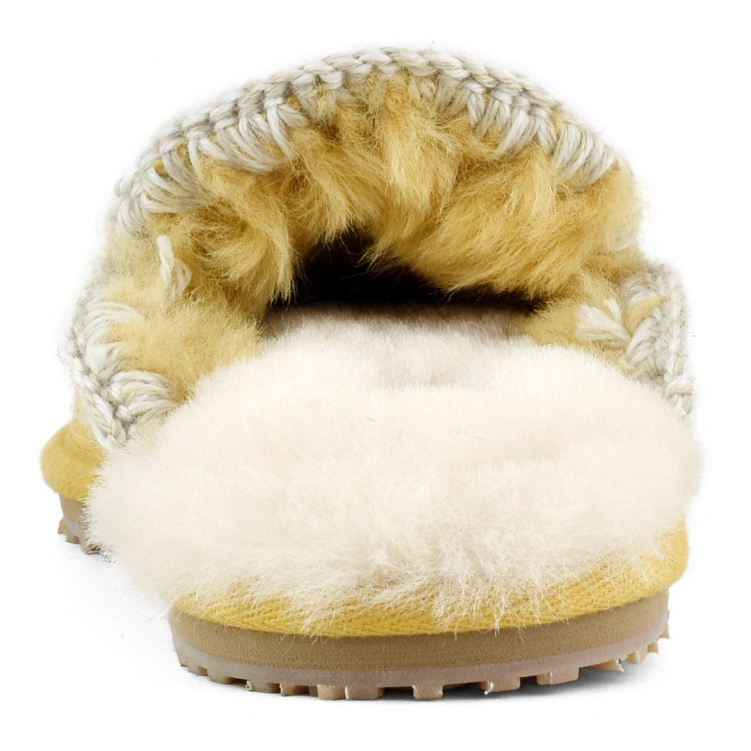 MOU - Suede Slipper Full Eskimo Stitch in Pineapple