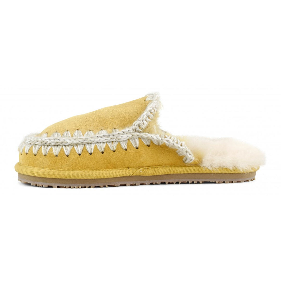 MOU - Suede Slipper Full Eskimo Stitch in Pineapple