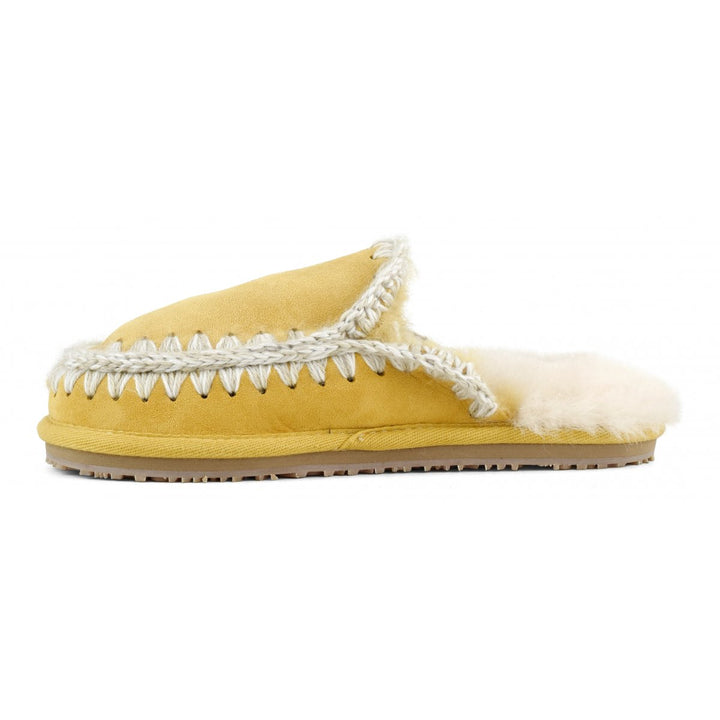 MOU - Suede Slipper Full Eskimo Stitch in Pineapple