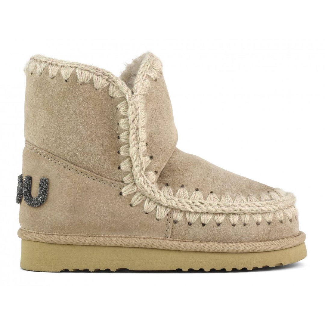 MOU - Eskimo 18 Glitter Logo in Camel Shoes