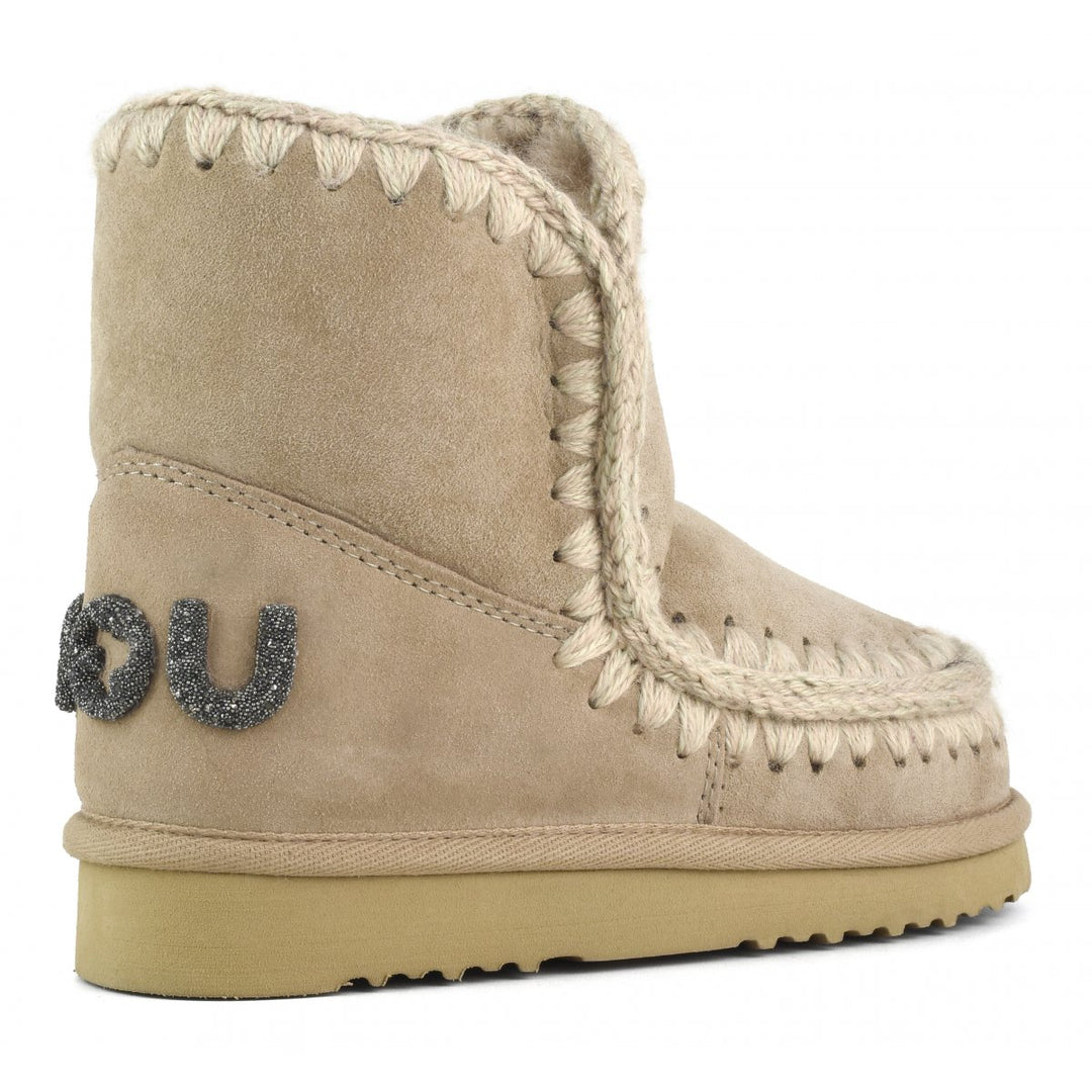 MOU - Eskimo 18 Glitter Logo in Camel Shoes