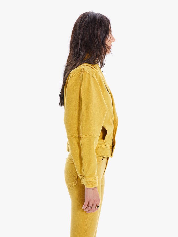 Mother - The Big Time Jacket in Mineral Yellow
