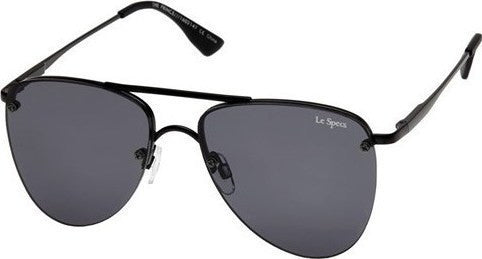Le Specs Le Specs The Prince Matte Black / Smoke at Blond Genius