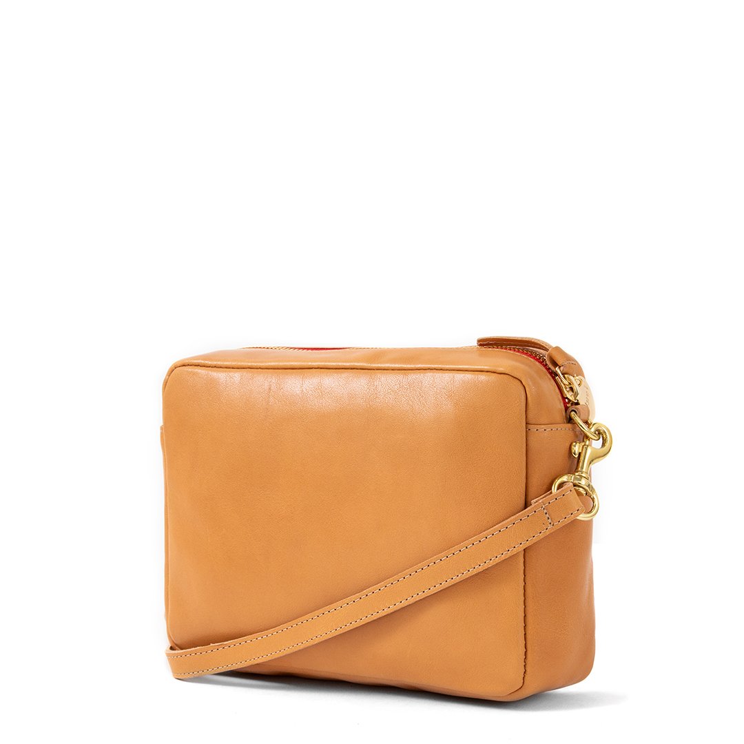 Clare V. - Midi Sac in Natural Rustic w/ Black Italian Nappy & Cream Goat Stripes