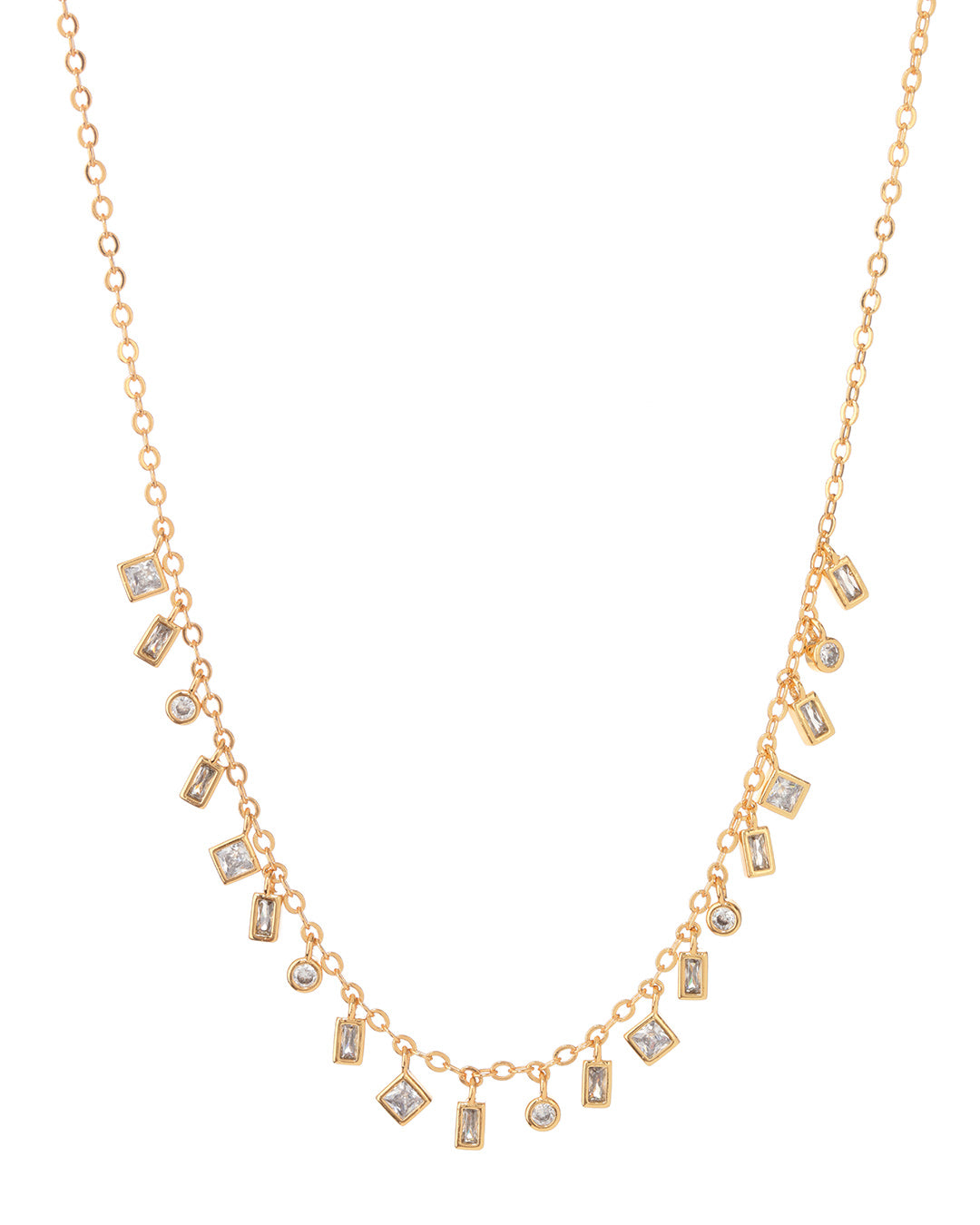 LUV AJ - Mixte Shaker Necklace in Gold