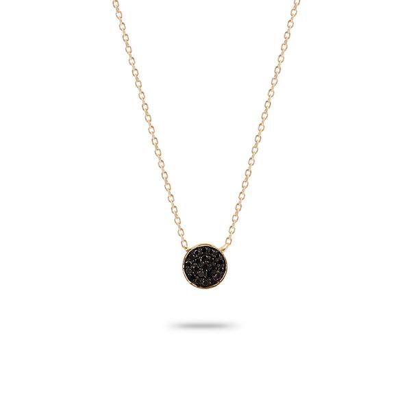 Adina Reyter - Solid Pave Disc Necklace