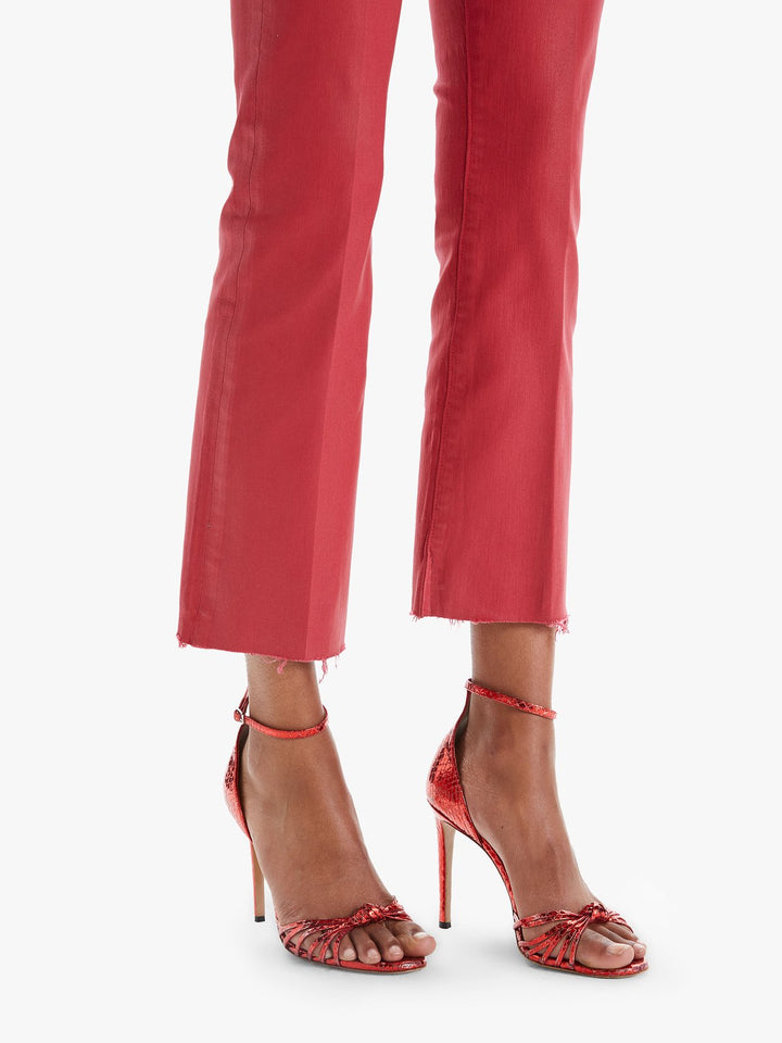Mother - The Hustler Ankle Fray in New Year's Red