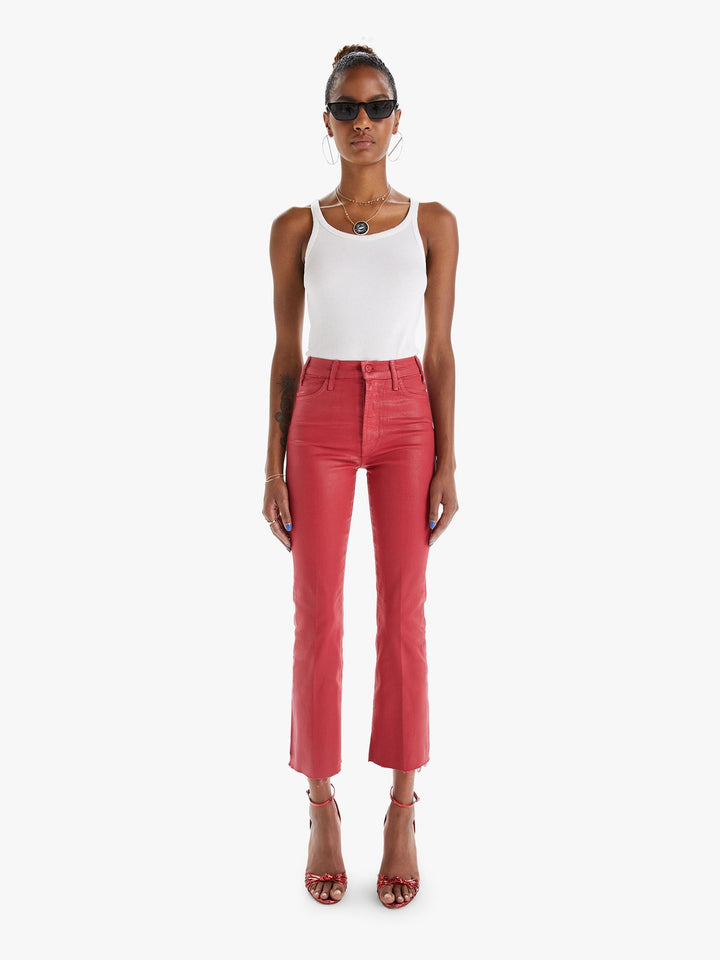 Mother - The Hustler Ankle Fray in New Year's Red