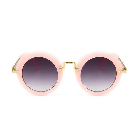 H&C - Rosalie Sunglasses in Pink Round Rims