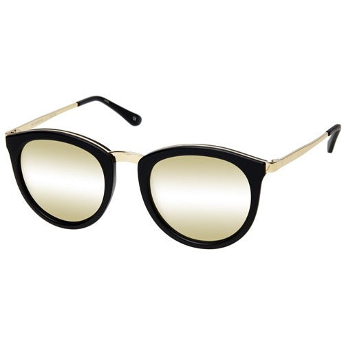 Le Specs Le Specs No Smirking Matte Black/ Gold at Blond Genius - 2