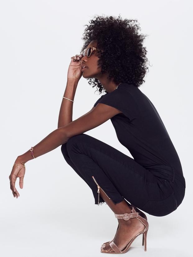 Mother Denim - The Stunner Double Zip Ankle Step Fray - Not Guilty