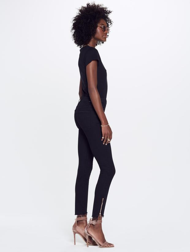 Mother Denim - The Stunner Double Zip Ankle Step Fray - Not Guilty